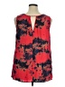 Kenar 100% Rayon Red Sleeveless Blouse Size 1X - photo 2