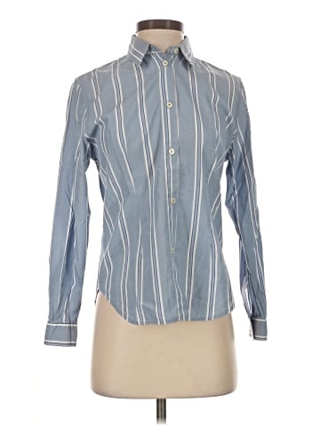 Petite Sophisticate Long Sleeve Button-Down Shirt (view 1)