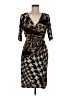 Covington Animal Print Brown Cocktail Dress Size M - photo 1