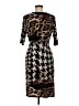 Covington Animal Print Brown Cocktail Dress Size M - photo 2