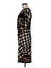 Covington Animal Print Brown Cocktail Dress Size M - photo 5