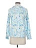 J.Crew Factory Store Print Blue Raincoat Size S - photo 1