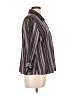 Elementz Stripes Black 3/4 Sleeve Blouse Size L - photo 4
