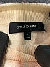 St. John Checkered-gingham Ivory Wool Pullover Sweater Size S - photo 7