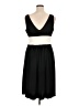 AGB Color Block Black Casual Dress Size 16 - photo 2