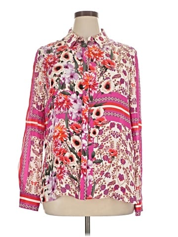 Elie Tahari Long Sleeve Blouse (view 1)