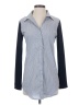 Anatomie Color Block Blue Long Sleeve Blouse Size S - photo 1
