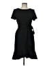 Calvin Klein Solid Black Casual Dress Size 10 - photo 1