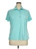 Greg Norman 100% Polyester Teal Short Sleeve Top Size XL - photo 1