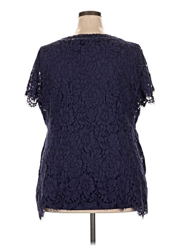 Isaac Mizrahi LIVE! Short Sleeve Blouse (view 2)
