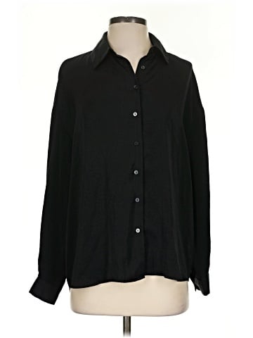 Stradivarius Long Sleeve Button-Down Shirt (view 1)