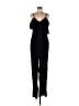 Grass Collection 100% Rayon Solid Black Jumpsuit Size 11 - photo 1