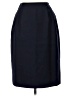 Anne Klein 100% Polyester Solid Blue Formal Skirt Size 12 - photo 1