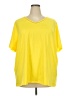 Catherines Yellow Short Sleeve Top Size 2X - photo 1