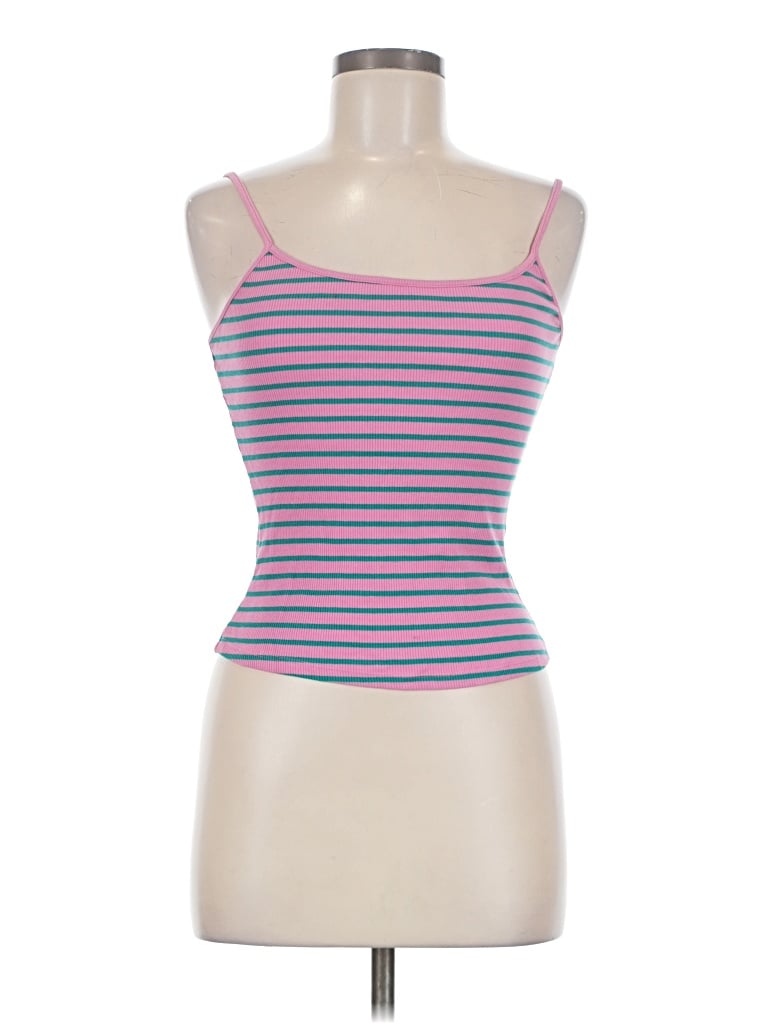Pre-owned Reoria Tank Top Pink Strapless Neckline Tops