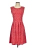 Max Studio Paisley Red Casual Dress Size S - photo 1