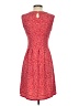 Max Studio Paisley Red Casual Dress Size S - photo 2