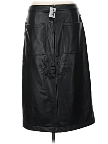Nicole Miller Faux Leather Skirt (view 2)