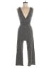 Caution to the Wind Houndstooth Gray Jumpsuit Size M - photo 1