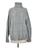 Olivaceous Tweed Gray Turtleneck Sweater Size S - photo 1