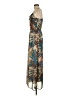 Eclair 100% Polyester Print Brown Casual Dress Size M - photo 5
