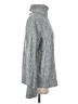 Olivaceous Tweed Gray Turtleneck Sweater Size S - photo 4