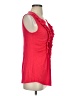 Grace Elements Red Sleeveless Blouse Size S - photo 4