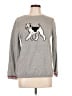 Tommy Hilfiger 100% Cotton Graphic Gray Pullover Sweater Size L - photo 1