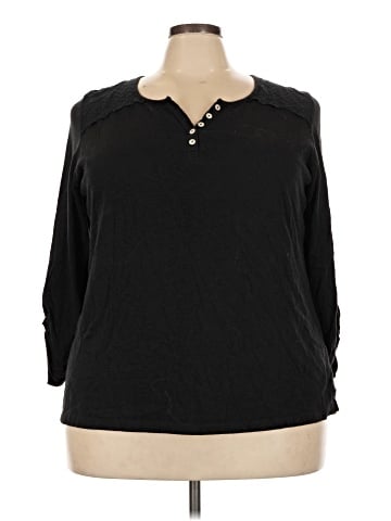 Faded Glory 3/4 Sleeve Top (view 1)