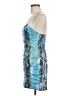 Nicole Miller Print Blue Cocktail Dress Size 6 - photo 5