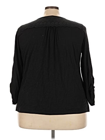 Faded Glory 3/4 Sleeve Top (view 2)