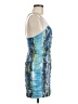 Nicole Miller Print Blue Cocktail Dress Size 6 - photo 4