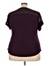 Perseption Concept Burgundy Short Sleeve Top Size 3X - photo 2