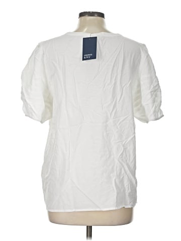 Crown & Ivy Short Sleeve Blouse (view 2)