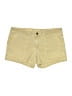 Mossimo Solid Yellow Khaki Shorts Size 6 - photo 1