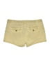 Mossimo Solid Yellow Khaki Shorts Size 6 - photo 2