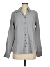 Lands' End 100% Polyester Gray Long Sleeve Blouse Size 8 - photo 1