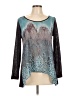 Poeme Teal 3/4 Sleeve Top Size L - photo 1