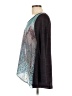 Poeme Teal 3/4 Sleeve Top Size L - photo 5