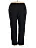 Avenue Solid Black Casual Pants Size 2X Plus - photo 1