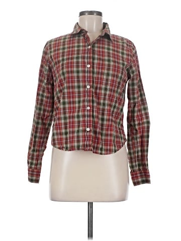 American Eagle Outfitters Long Sleeve Button-Down Shirt (view 1)