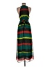 ECI 100% Polyester Stripes Pink Green Casual Dress Size 8 - photo 2