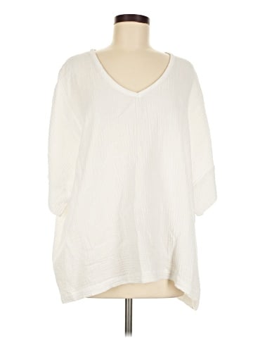Just Living 3/4 Sleeve Blouse (view 1)