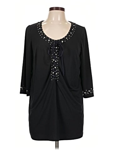 Denim 24/7 3/4 Sleeve Blouse (view 1)