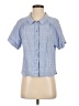 Sessun Blue Short Sleeve Blouse Size S - photo 1
