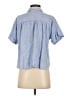 Sessun Blue Short Sleeve Blouse Size S - photo 2
