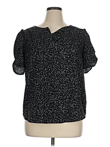 Jones New York Short Sleeve Blouse (view 1)
