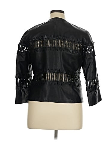 Lafayette 148 New York Leather Jacket (view 2)