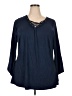 Relativity Blue 3/4 Sleeve Blouse Size 2X - photo 1