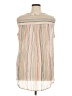 Fred David Tan Sleeveless Blouse Size XL - photo 2
